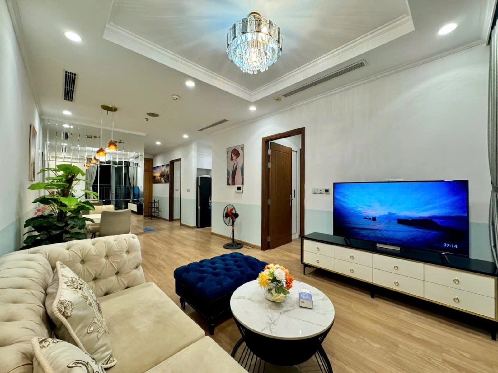 Căn hộ 2 phòng ngủ tiện nghi tại Times City