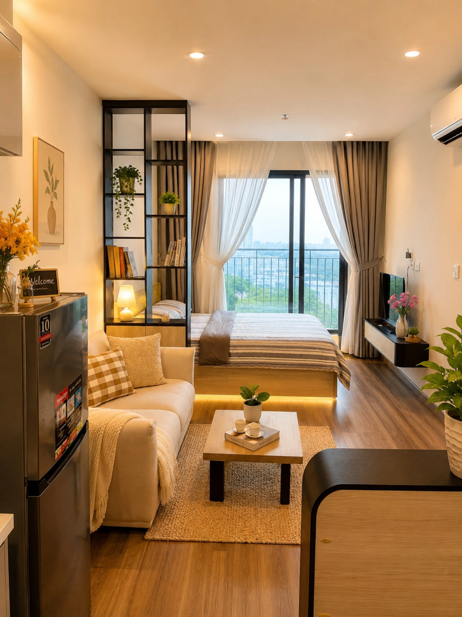 Homestay sang trọng | Ban công | Tầm nhìn thành phố